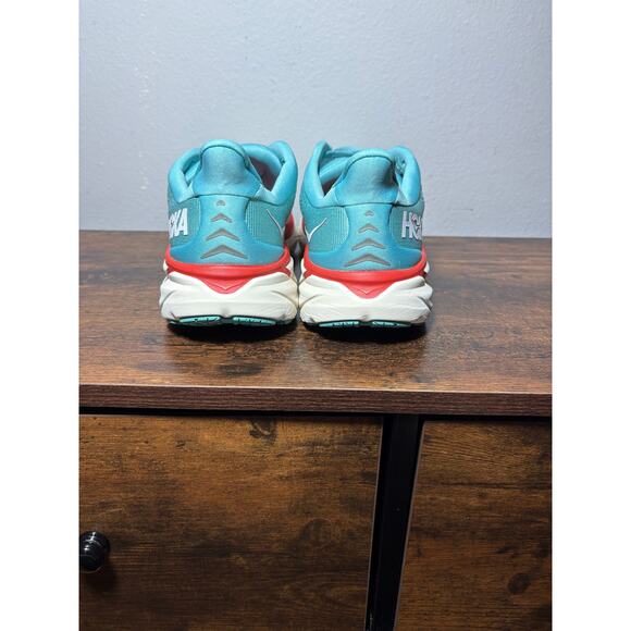 Hoka One One Clifton 8 Women's Size 8.5B Teal 1119394 Athletic Running Shoes - Picture 5 of 11